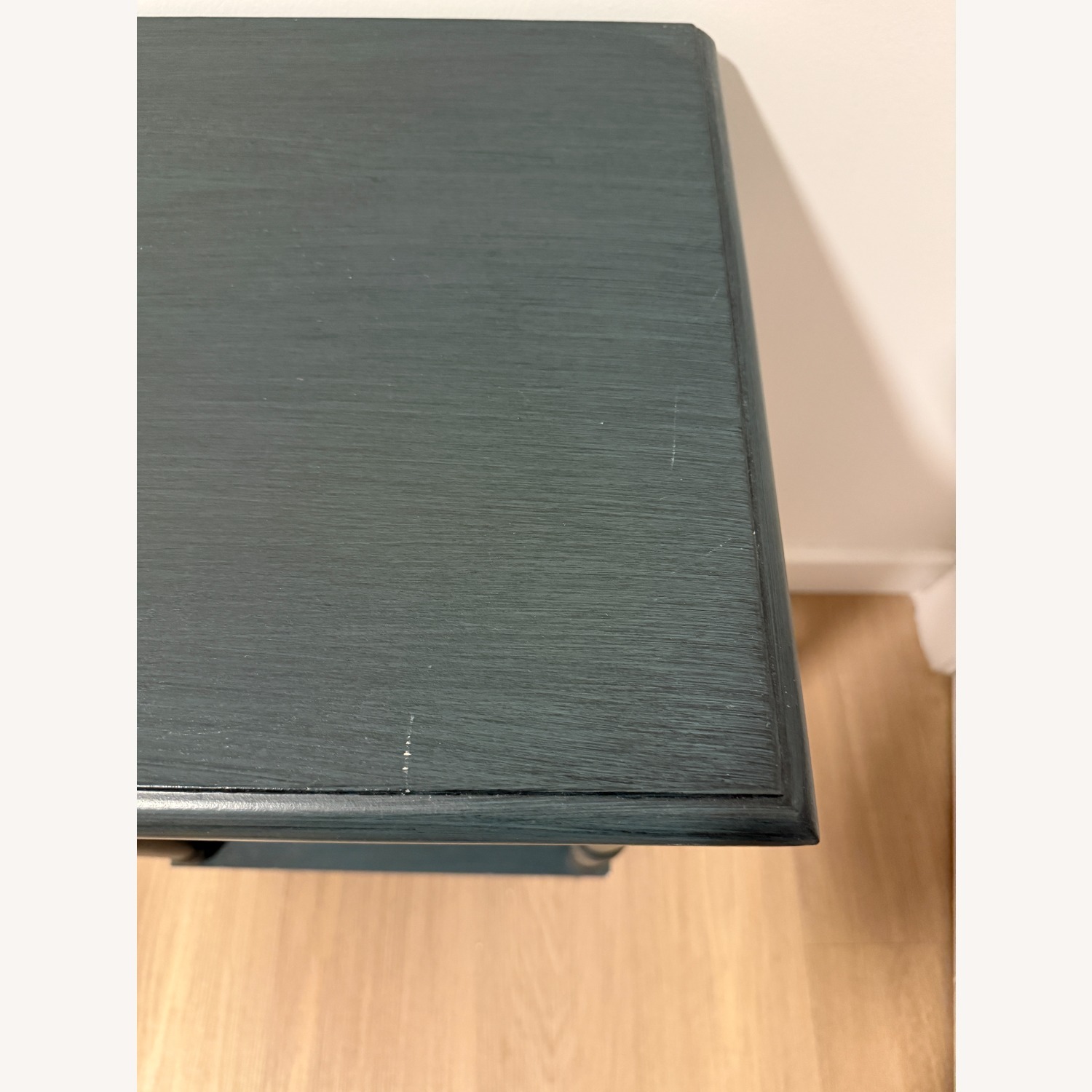 Green Wood Nightstand - image-2