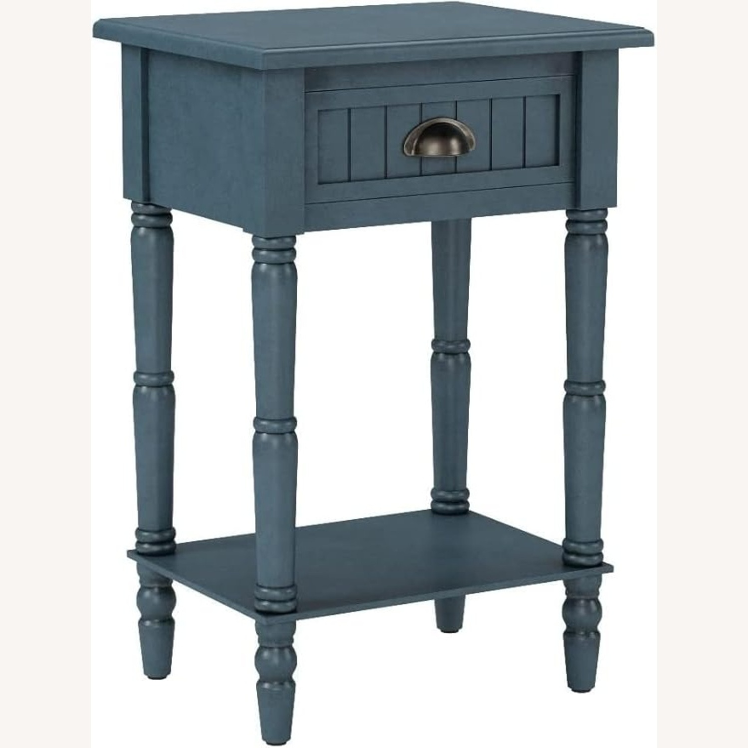Green Wood Nightstand - image-5