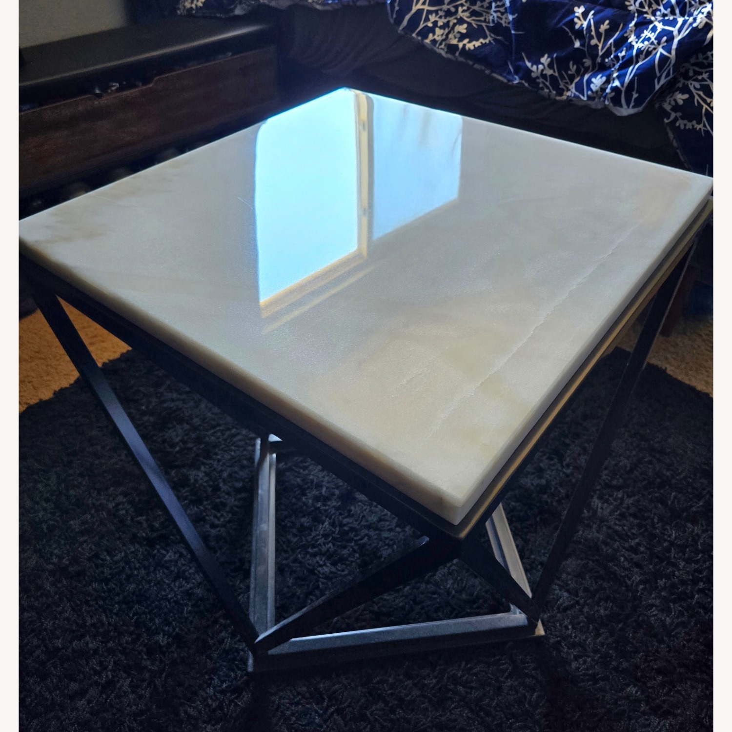 Elements Fine Home Furnishings White Side Table - image-4