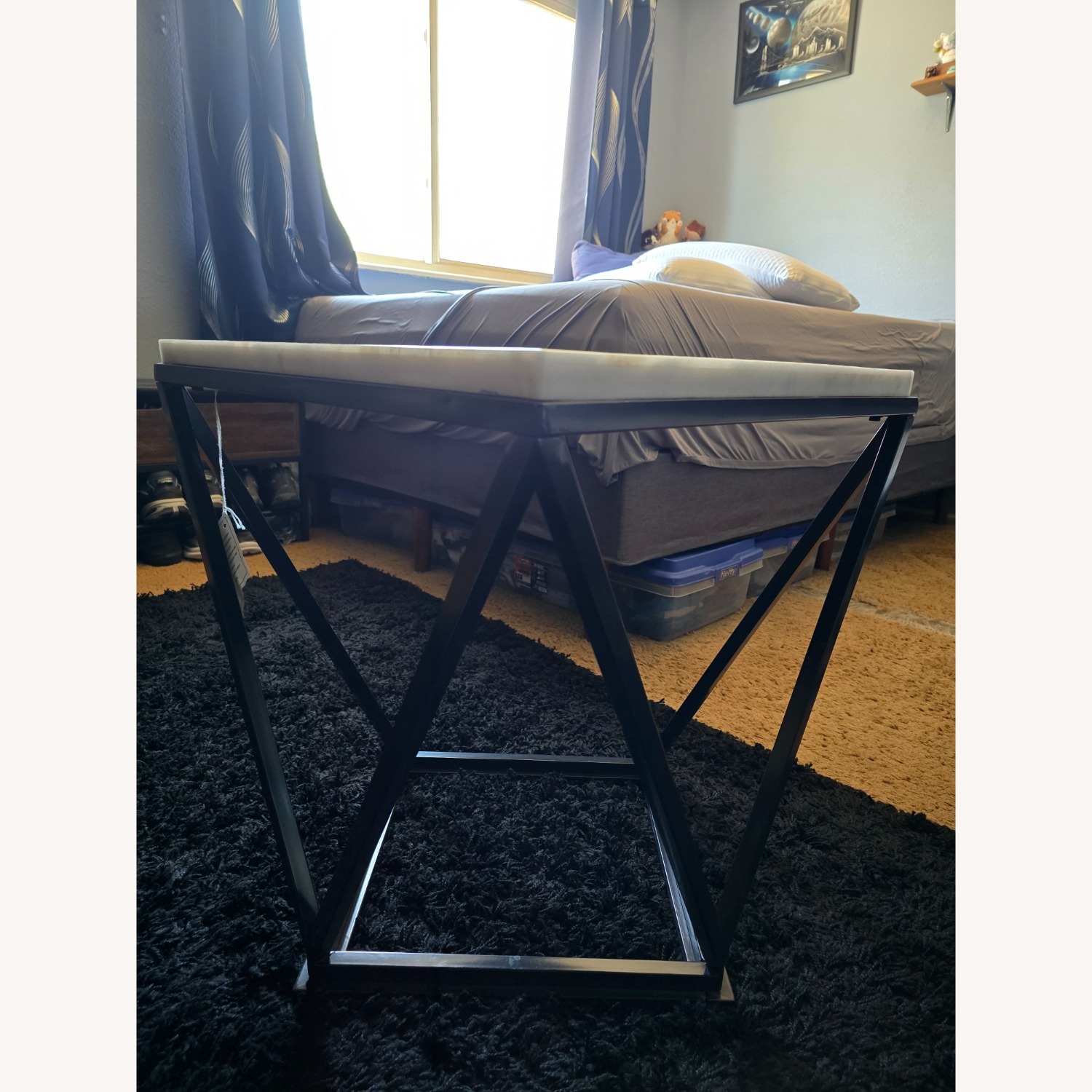 Elements Fine Home Furnishings White Side Table - image-2