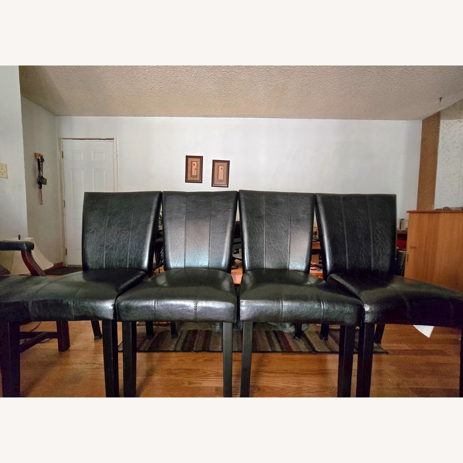 Dark Gray Wood Dining Set - image-12