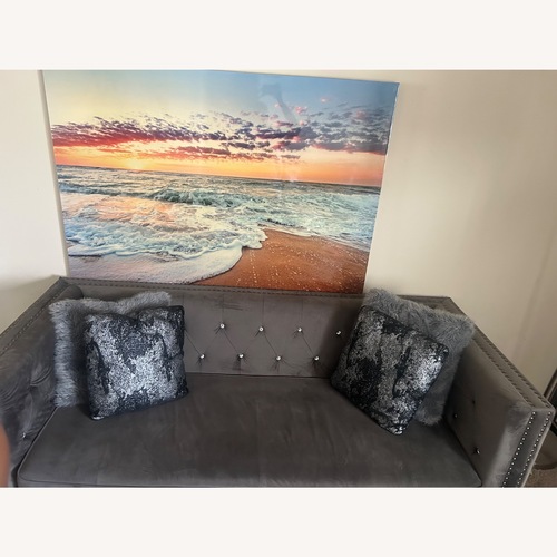 Used Light Gray 3+ Seater Sofa for sale on AptDeco