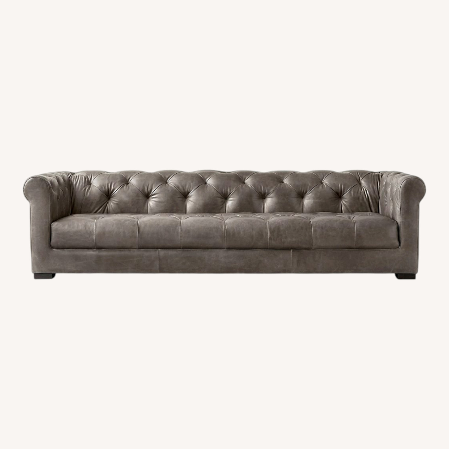 Restoration Hardware Light Gray 3+ Seater Sofa - image-0