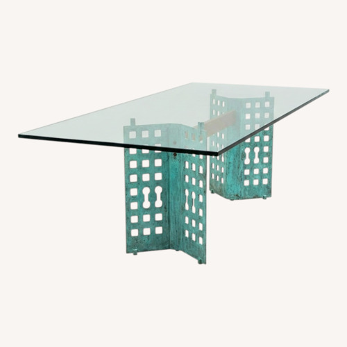 Used Glass Dining Table for sale on AptDeco