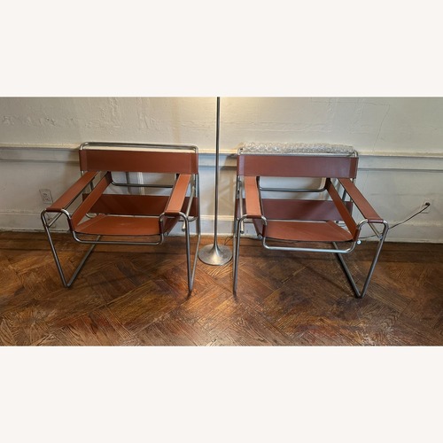 Used Vintage/Antique Finds Dark Brown Leather Armchair for sale on AptDeco