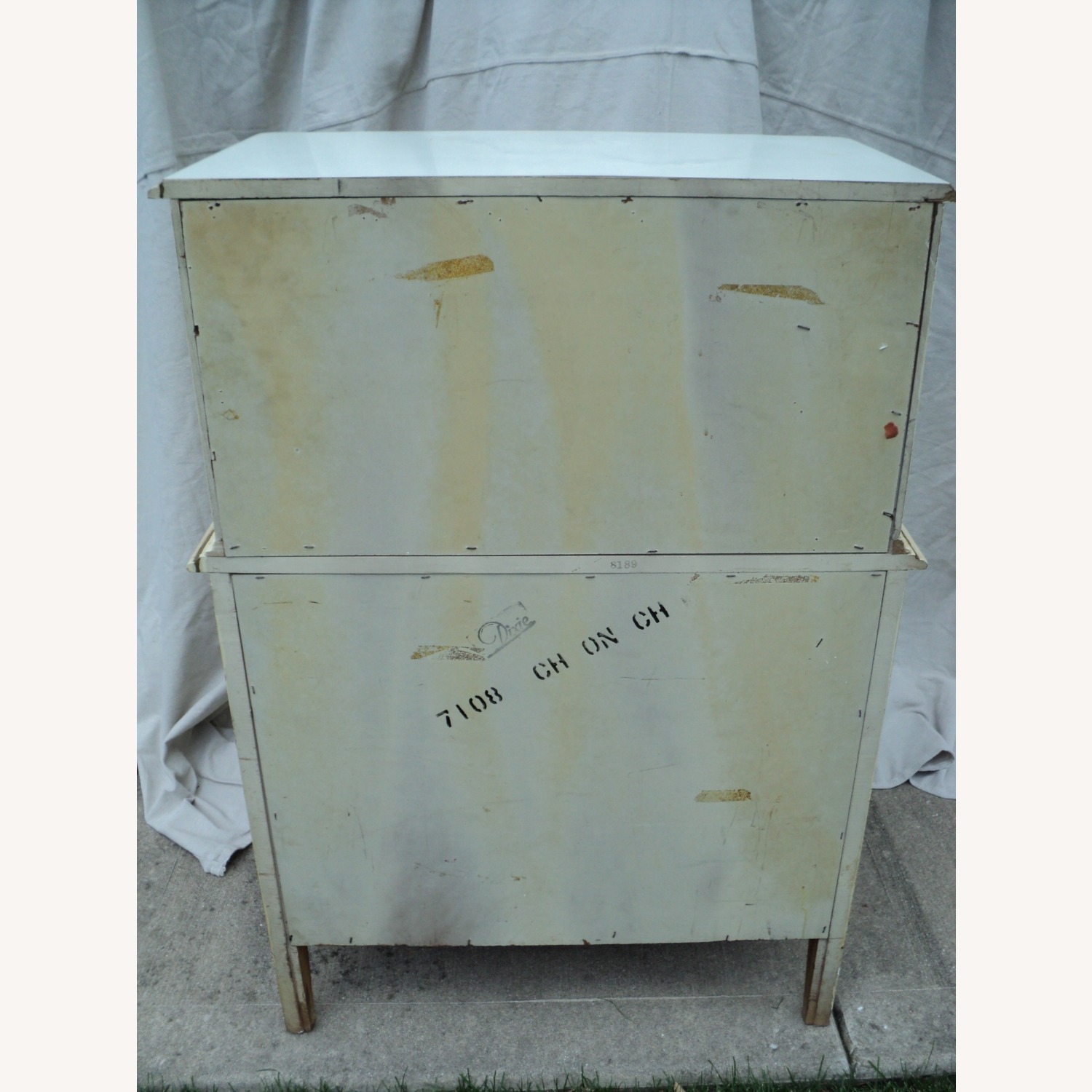 Dixie French Provincial Chest-on-Chest Highboy - image-13