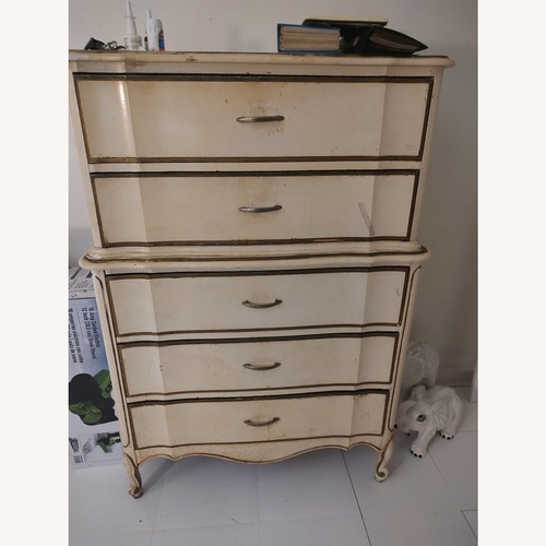 Used Dixie French Provincial Chest-on-Chest Highboy for sale on AptDeco
