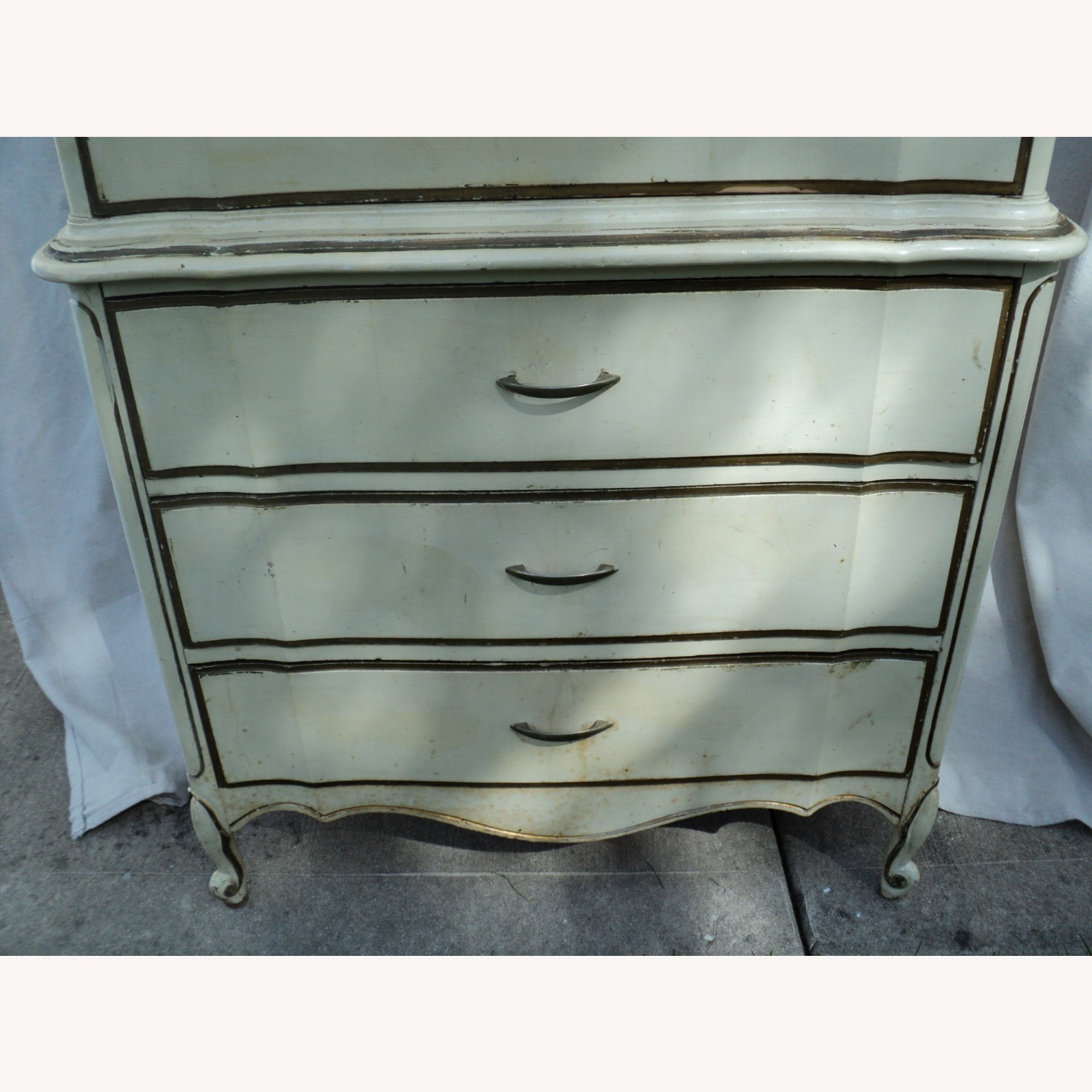 Dixie French Provincial Chest-on-Chest Highboy - image-5
