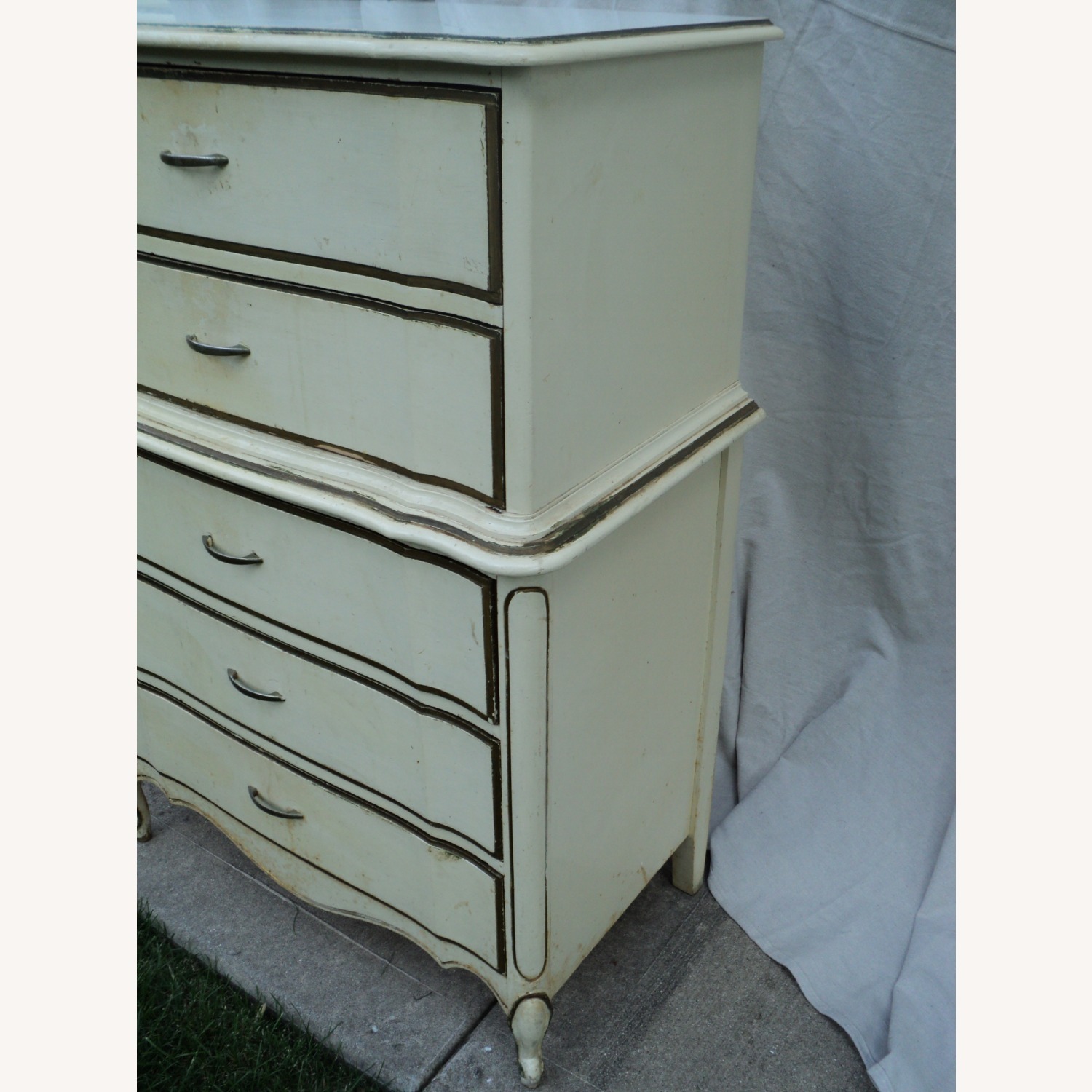 Dixie French Provincial Chest-on-Chest Highboy - image-2