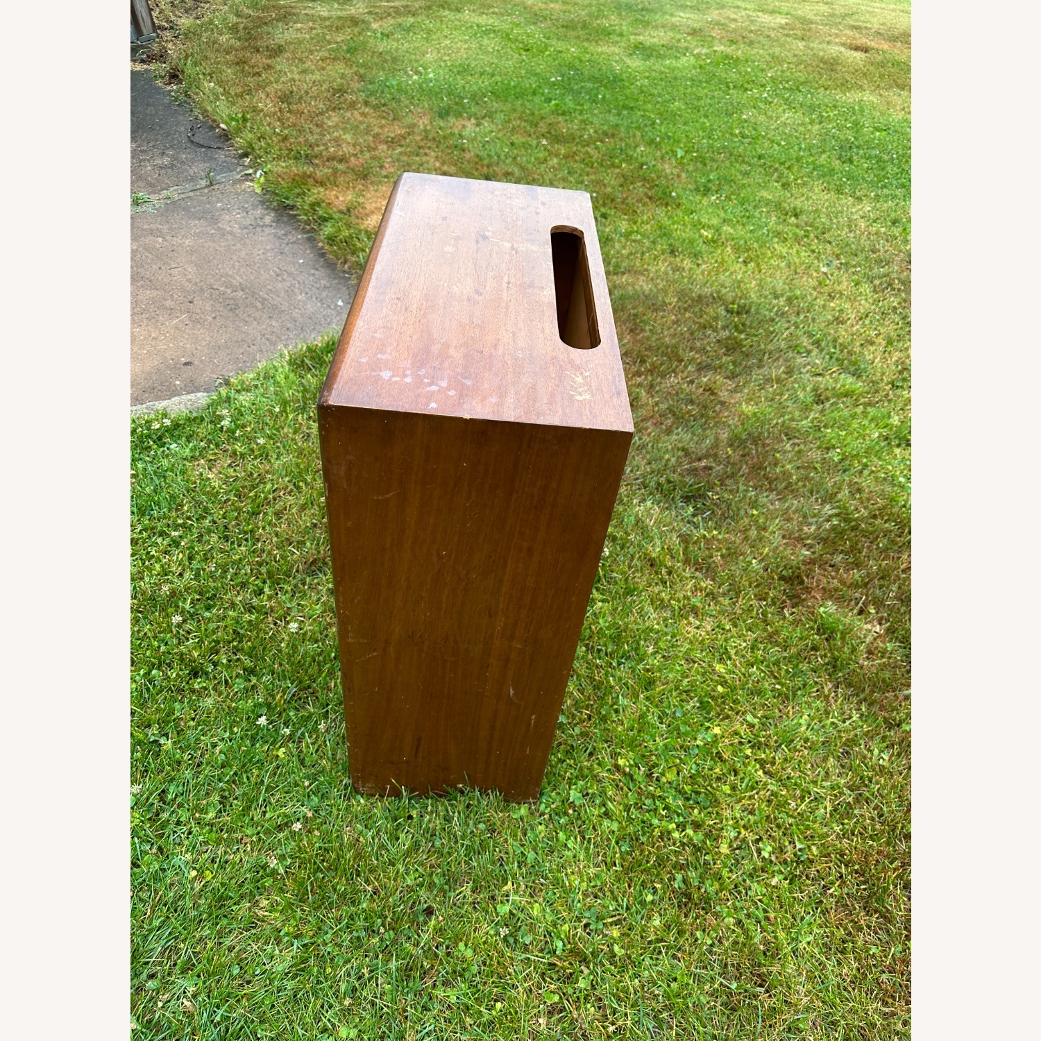 Vintage/Antique Dark Brown Wood Bookcase - image-3