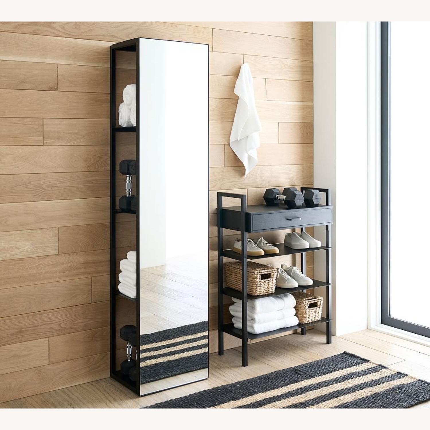 Pottery Barn Temple Street Storage Mirror - image-5