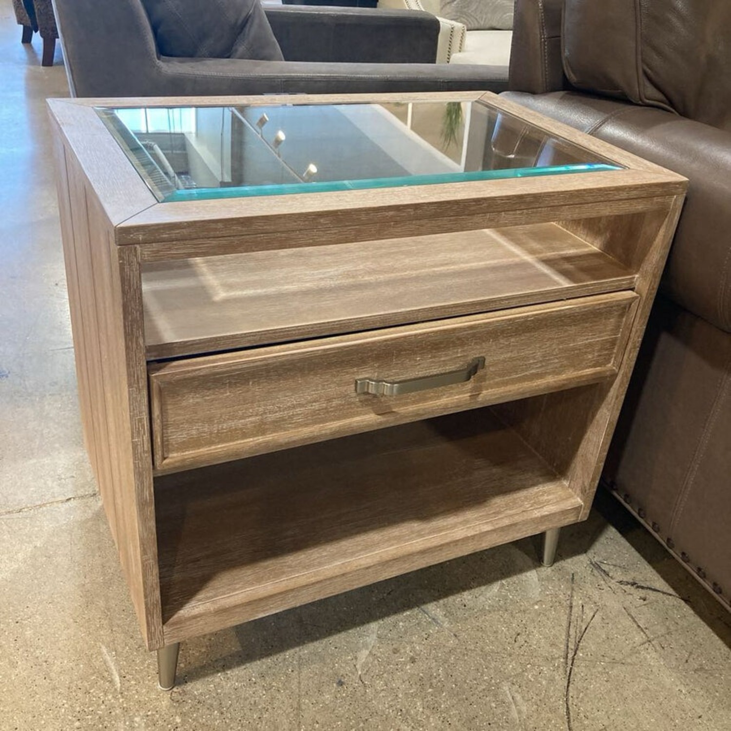 ASPENHOME Maddox Biscotti 1-Drawer Nightstand - image-1