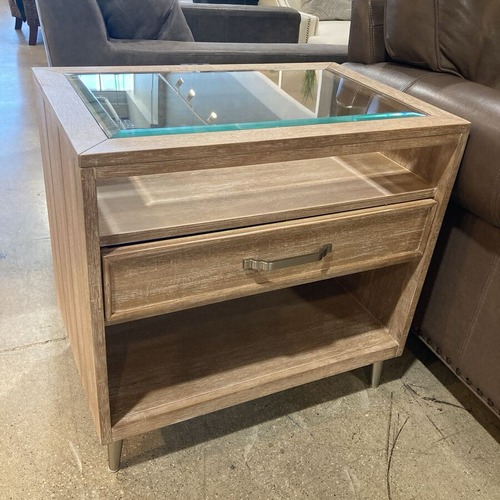 Used ASPENHOME Maddox Biscotti 1-Drawer Nightstand for sale on AptDeco