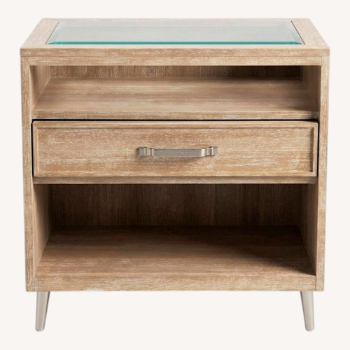 Used ASPENHOME Maddox Biscotti 1-Drawer Nightstand for sale on AptDeco
