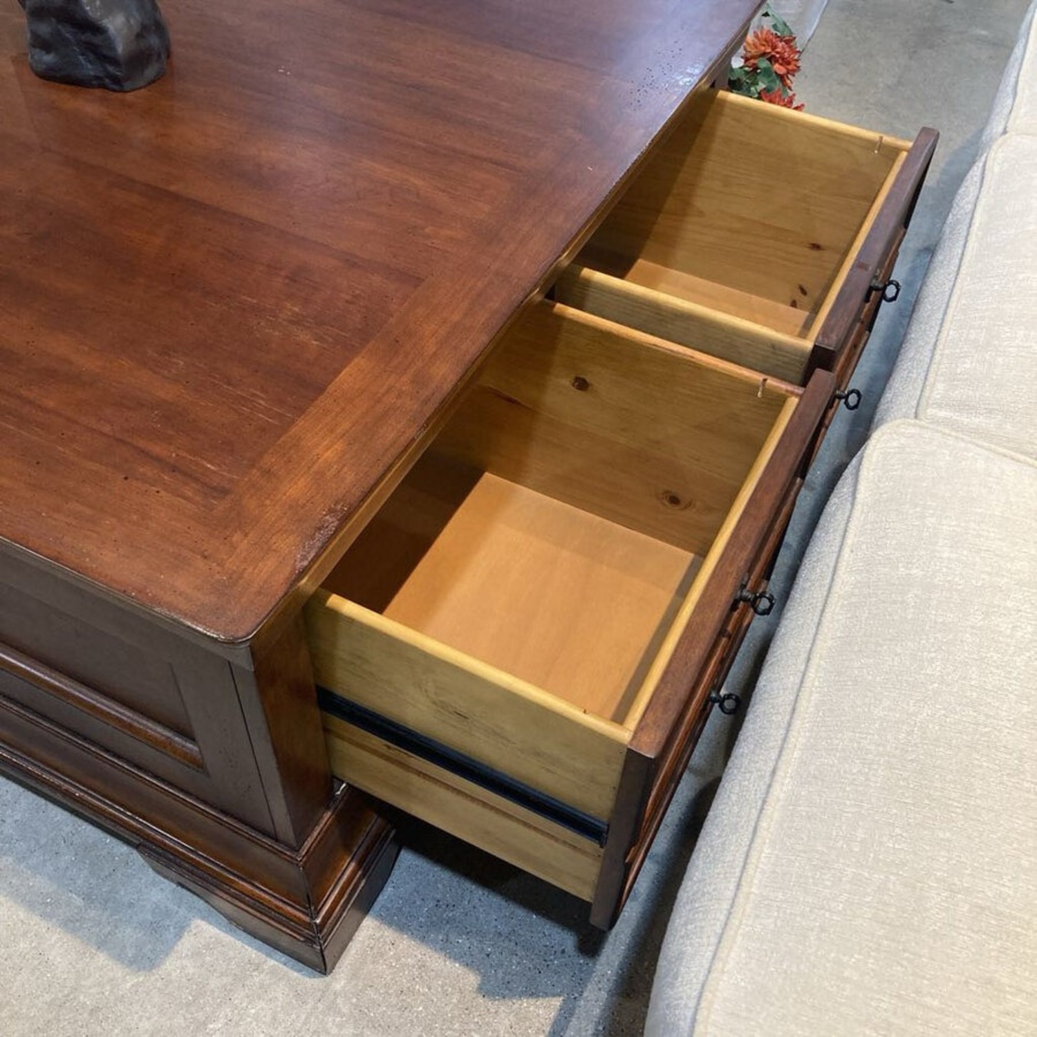 Hooker Furniture Solid Wood 2-Drawer Coffee Table - image-6
