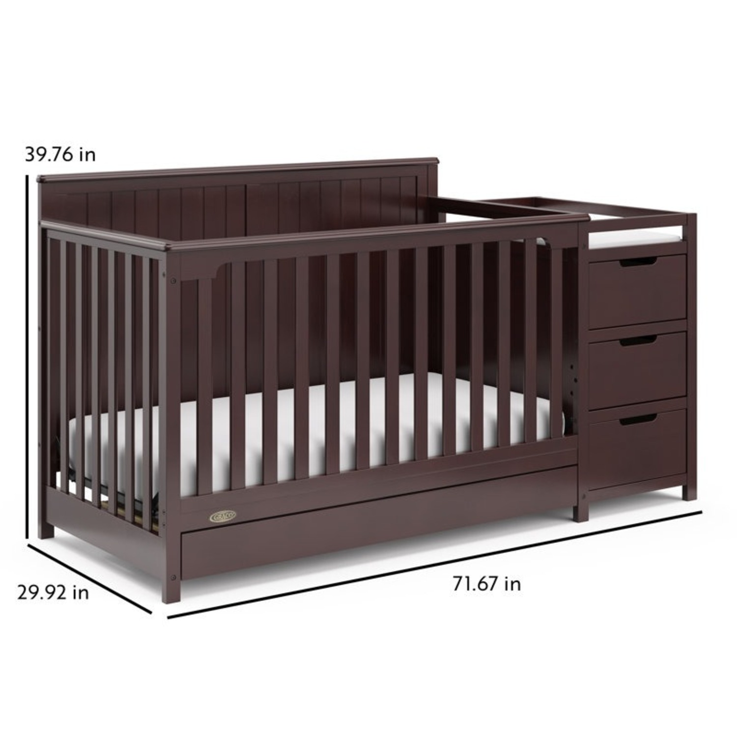 Graco Convertible Crib / Toddler Bed - image-4
