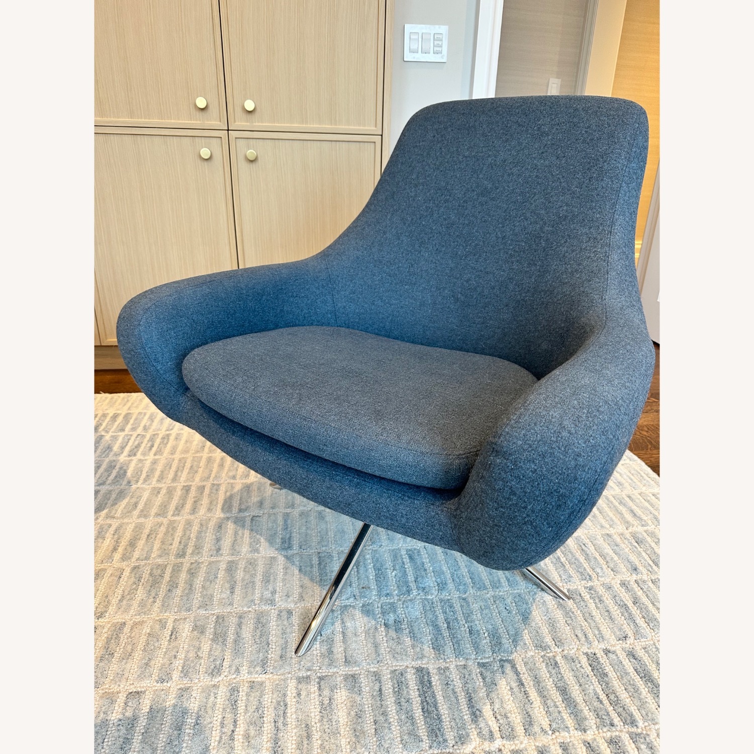 Design Within Reach Pecora Wool Armchair Set - image-13