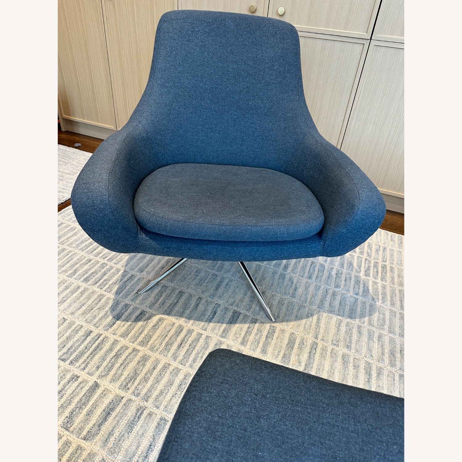 Design Within Reach Pecora Wool Armchair Set - image-9