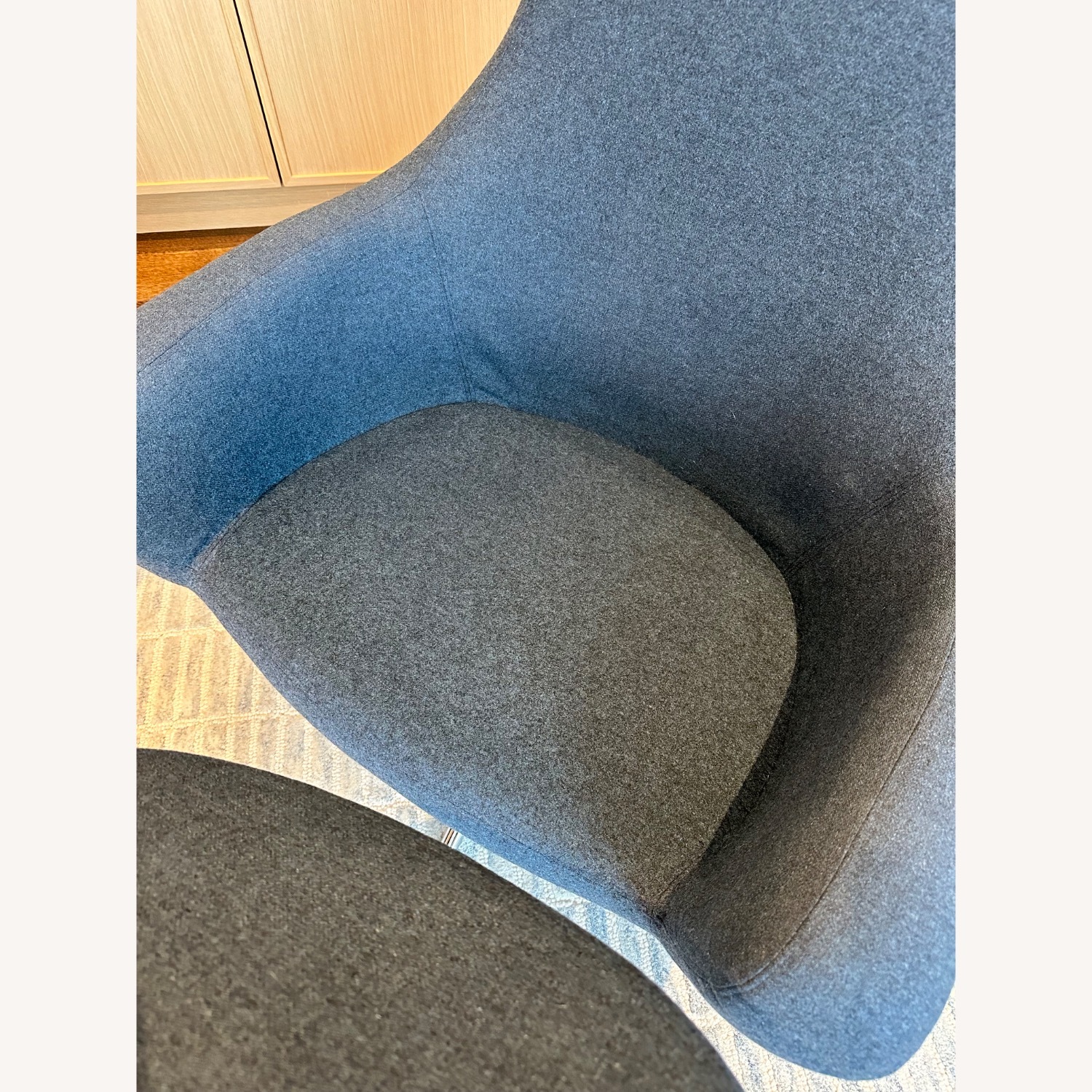 Design Within Reach Pecora Wool Armchair Set - image-11