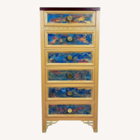 Luxury Lingerie Resin Art Dresser with 6 Drawers