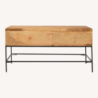 West Elm Natural Coffee Table