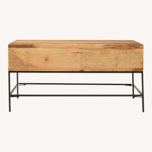 Used West Elm Natural Coffee Table for sale on AptDeco