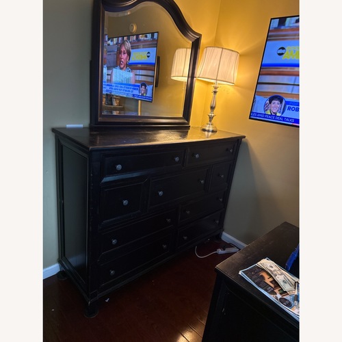 Used Bassett Dark Brown Dresser for sale on AptDeco