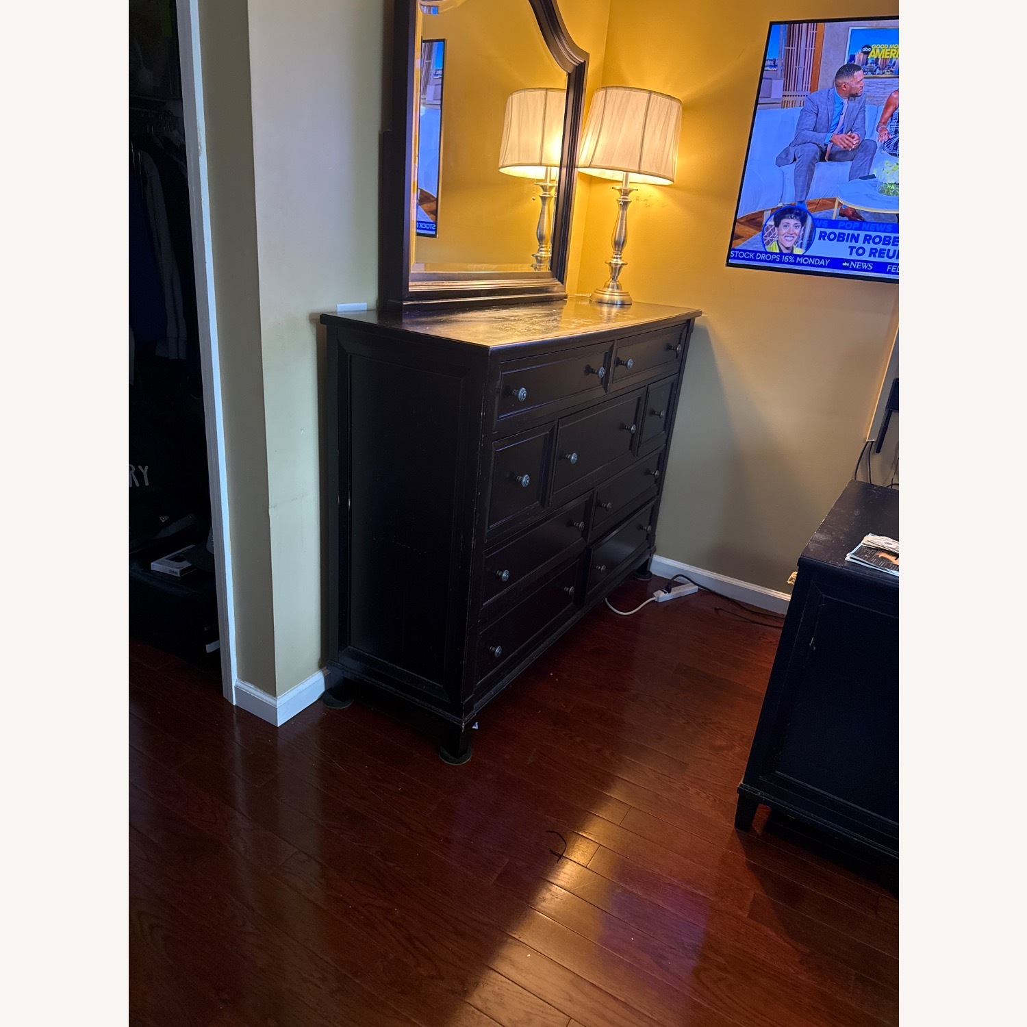 Bassett Dark Brown Dresser - image-2