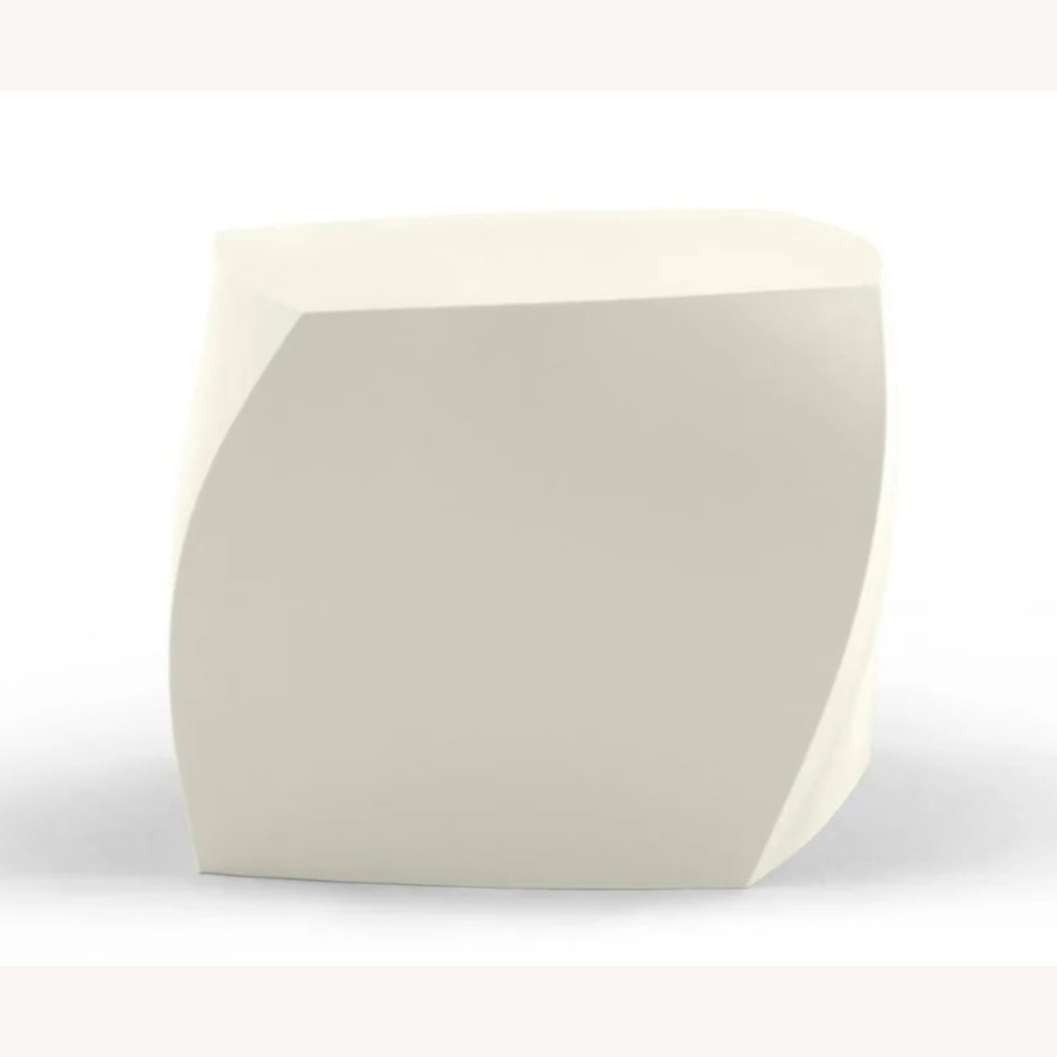 Frank Gehry Silver Plastic Side Tables - image-2