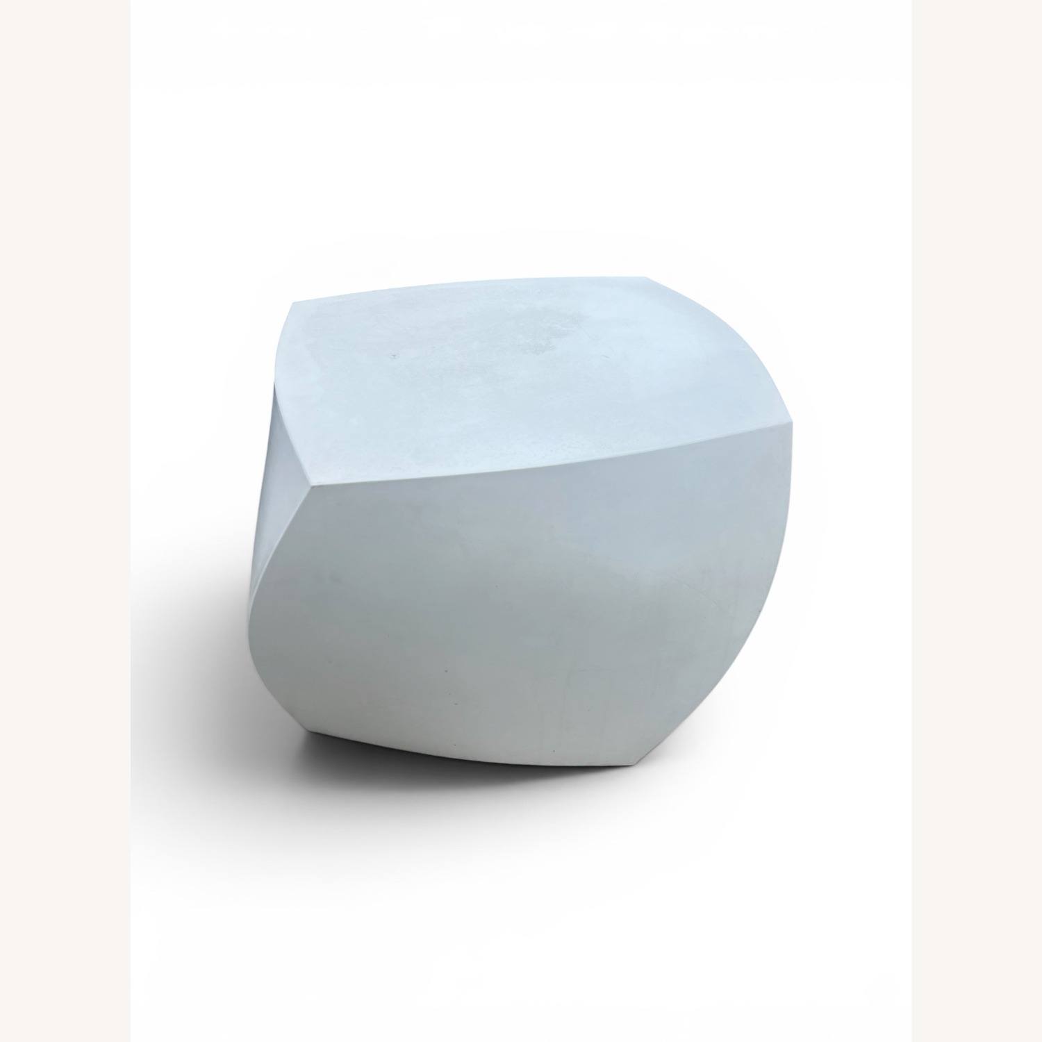 Frank Gehry Silver Plastic Side Tables - image-4
