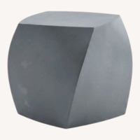 Frank Gehry Silver Plastic Side Tables