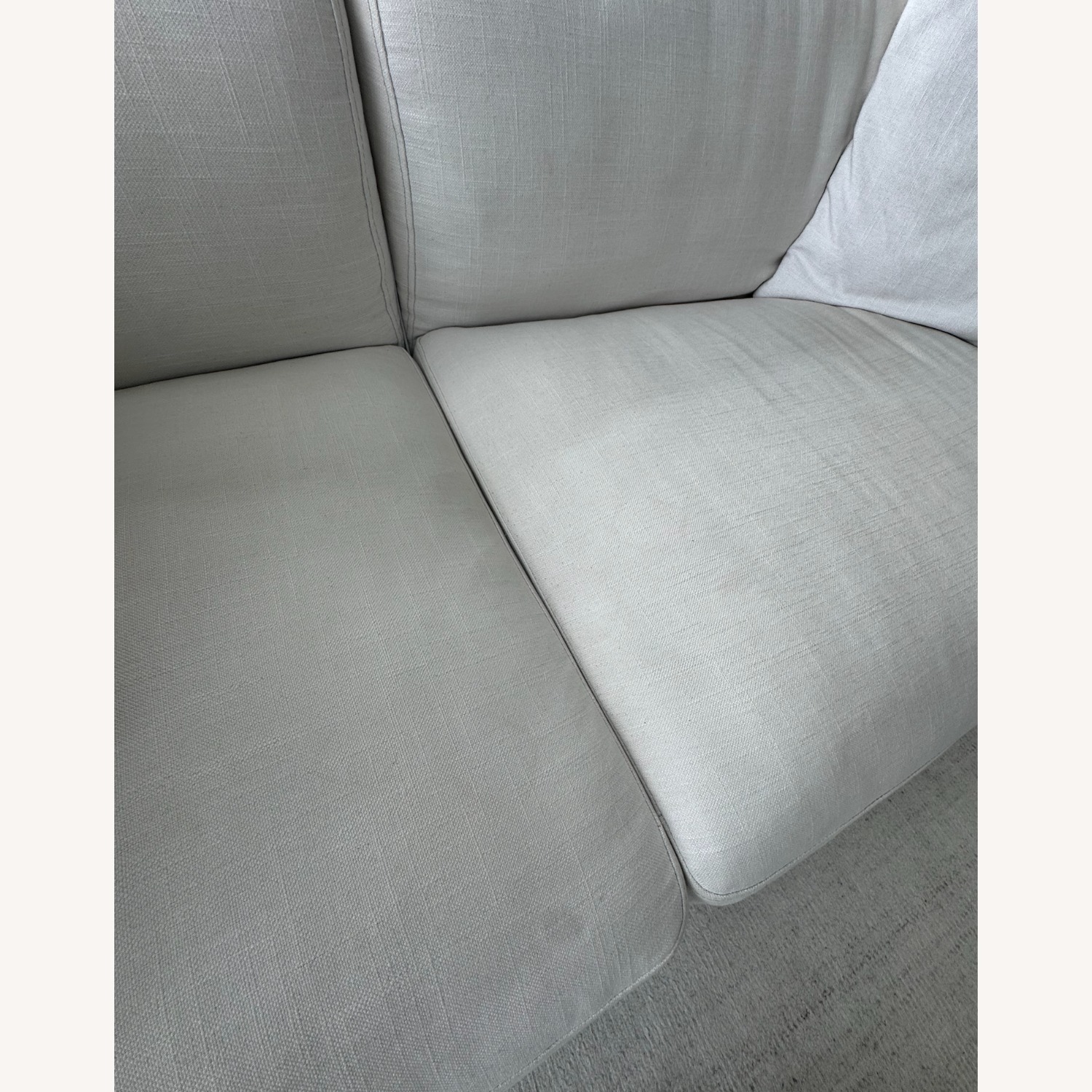 Article Abisko White Fabric 3+ Seater Sofa - image-6