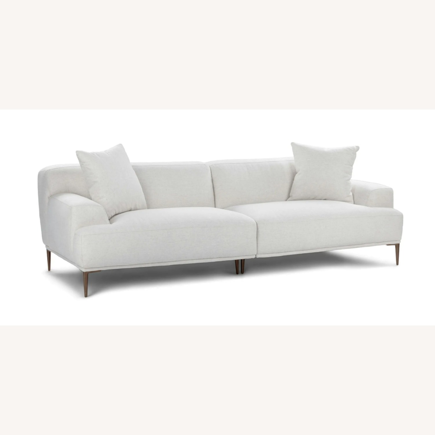 Article Abisko White Fabric 3+ Seater Sofa - image-4