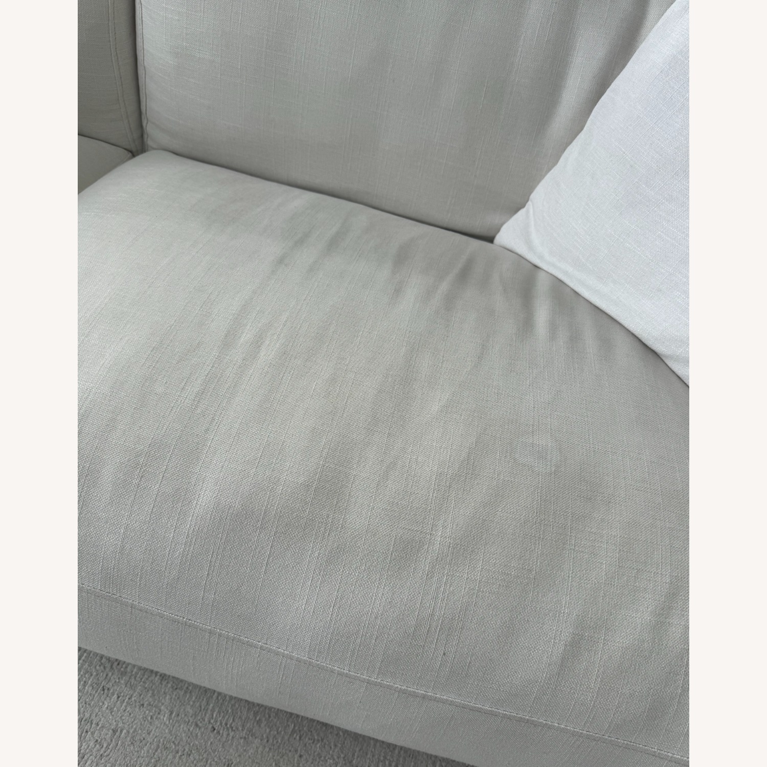 Article Abisko White Fabric 3+ Seater Sofa - image-8