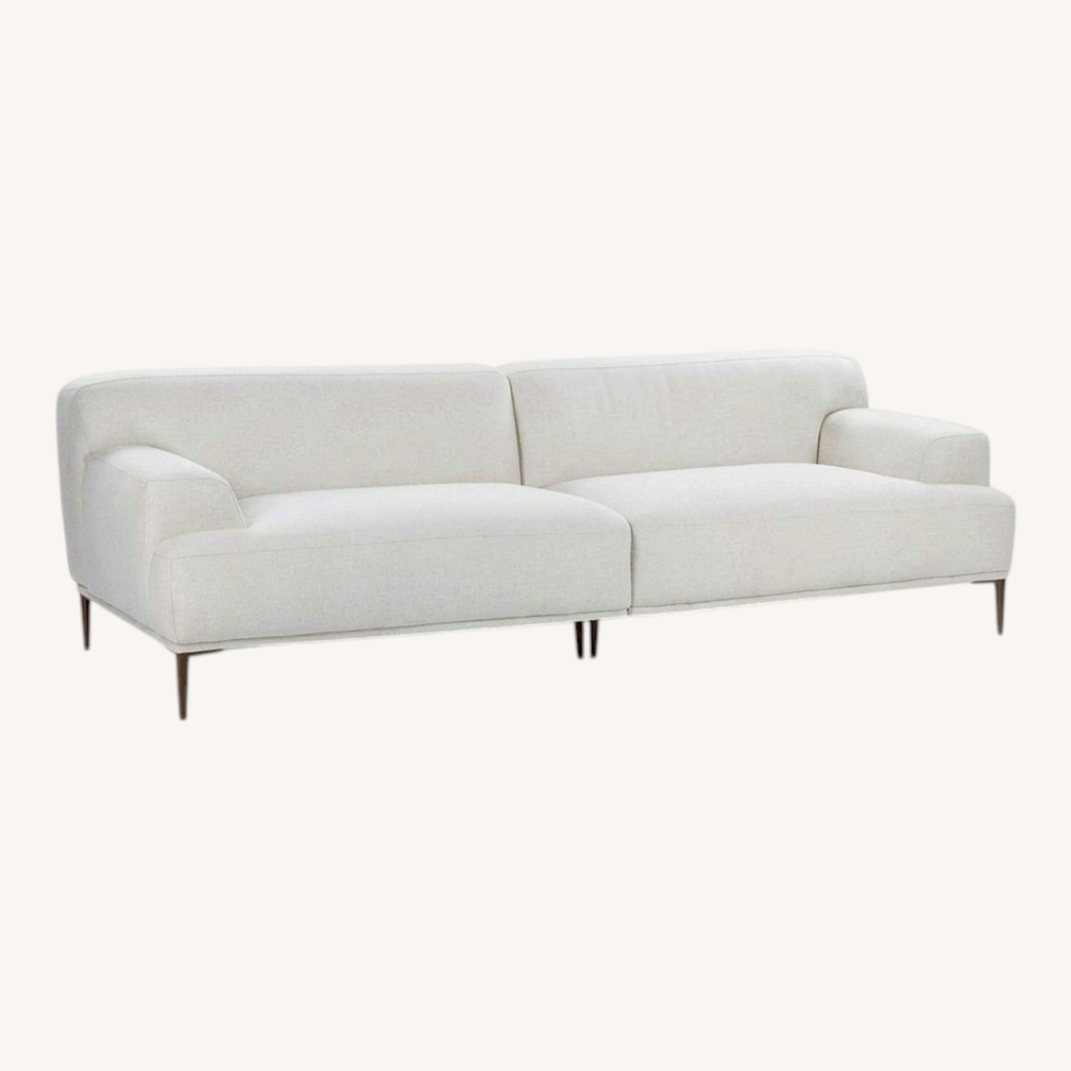 Article Abisko White Fabric 3+ Seater Sofa - image-5