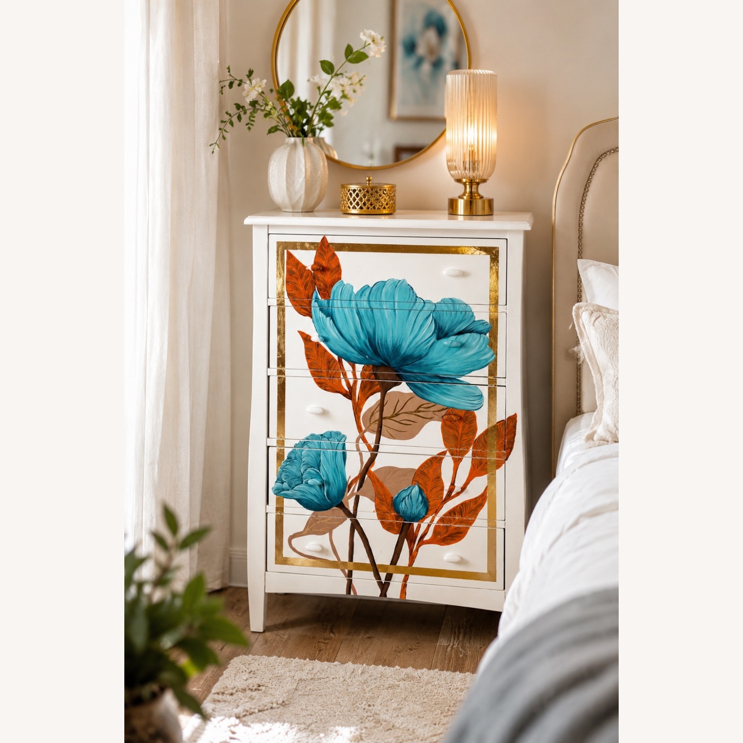 Bloom Dresser Floral  Accent Furniture - image-12