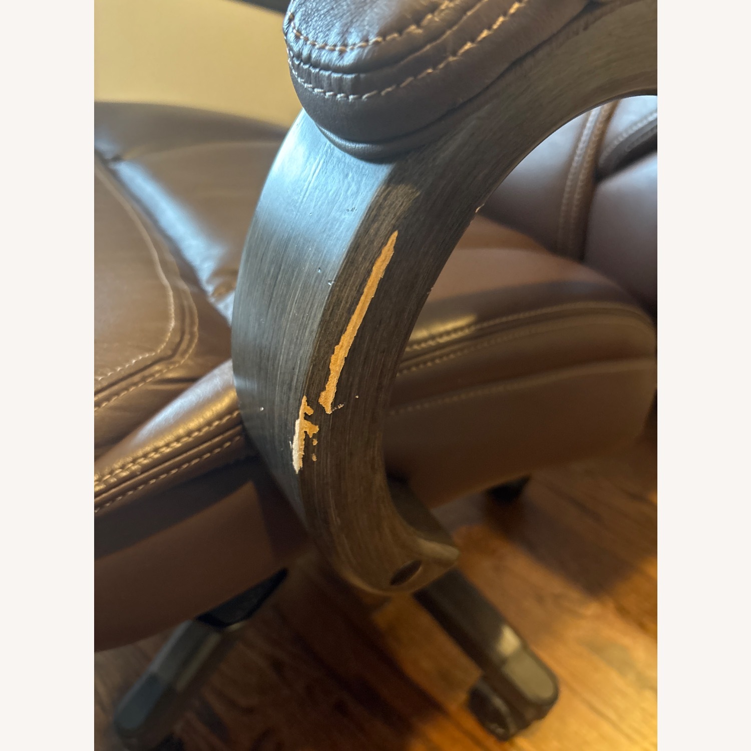 La-Z-Boy Dark Brown Fabric Office Chairs - image-4