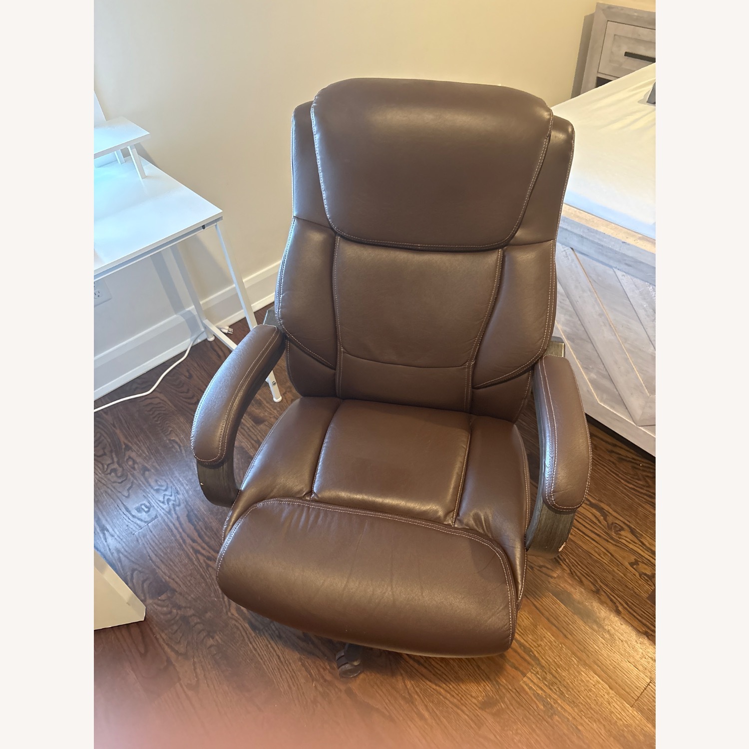 La-Z-Boy Dark Brown Fabric Office Chairs - image-1
