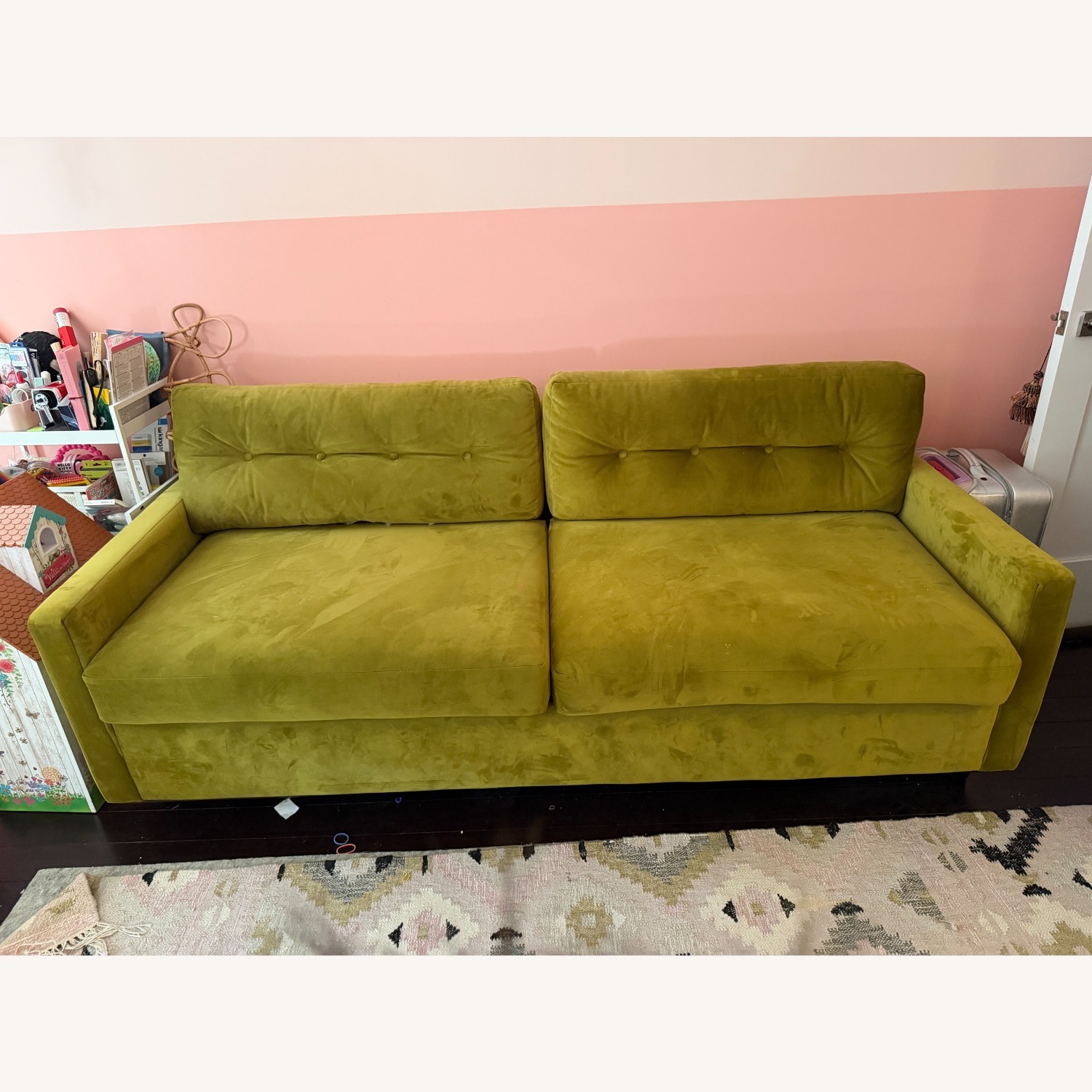 Joybird  Hopson Sleeper Sofa Royale Apple - image-1