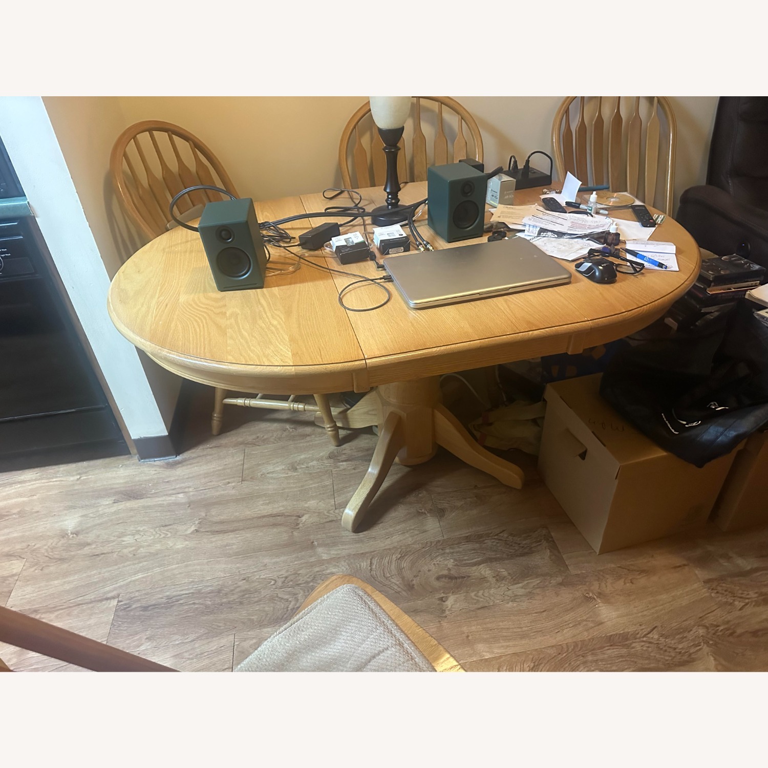 Natural Wood Dining Table - image-2