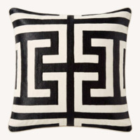 Houzz White Fabric Pillow Set of 3
