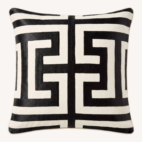 Used Houzz White Fabric Pillow Set of 3 for sale on AptDeco