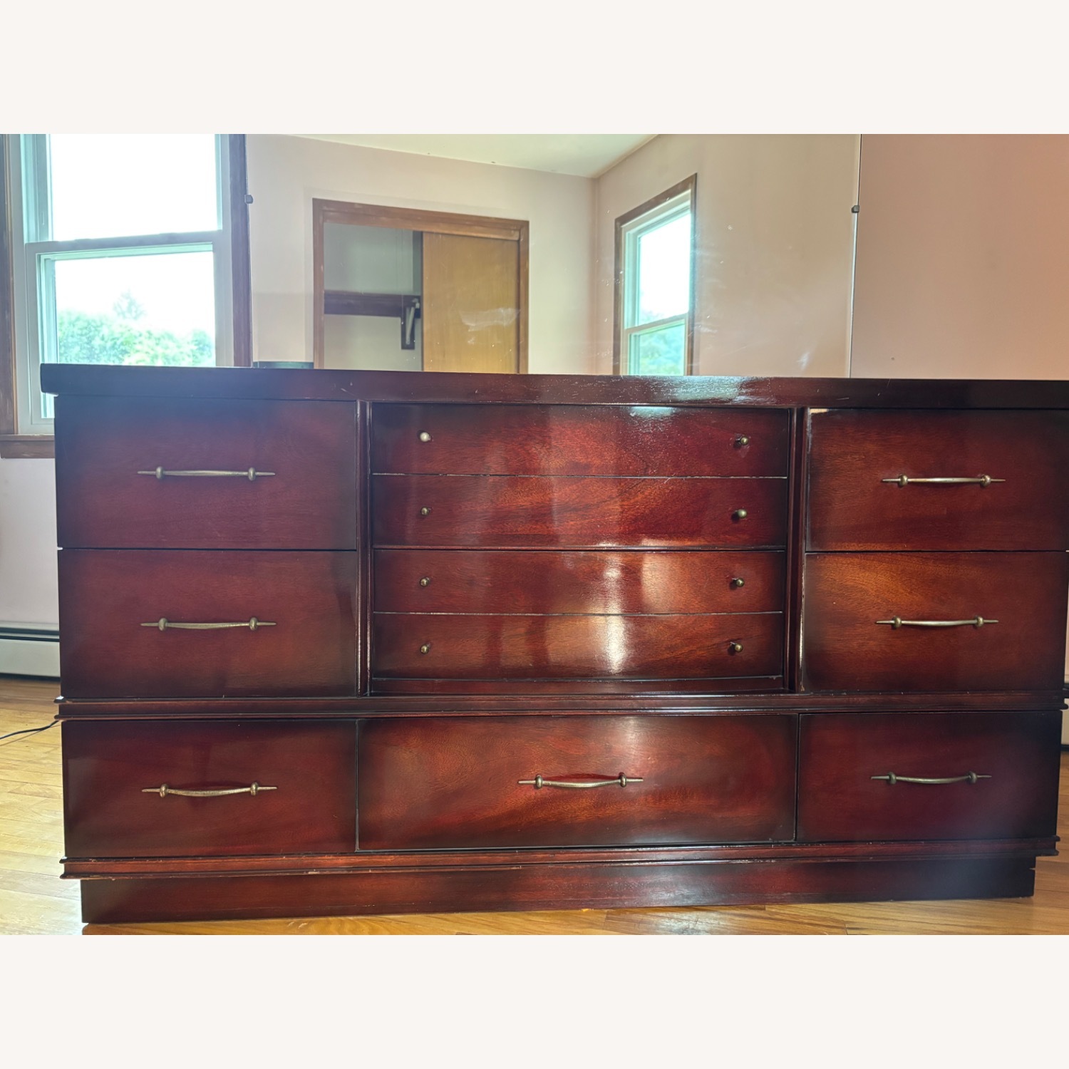 Dixie Furniture Company Mahogany Dresser - image-1