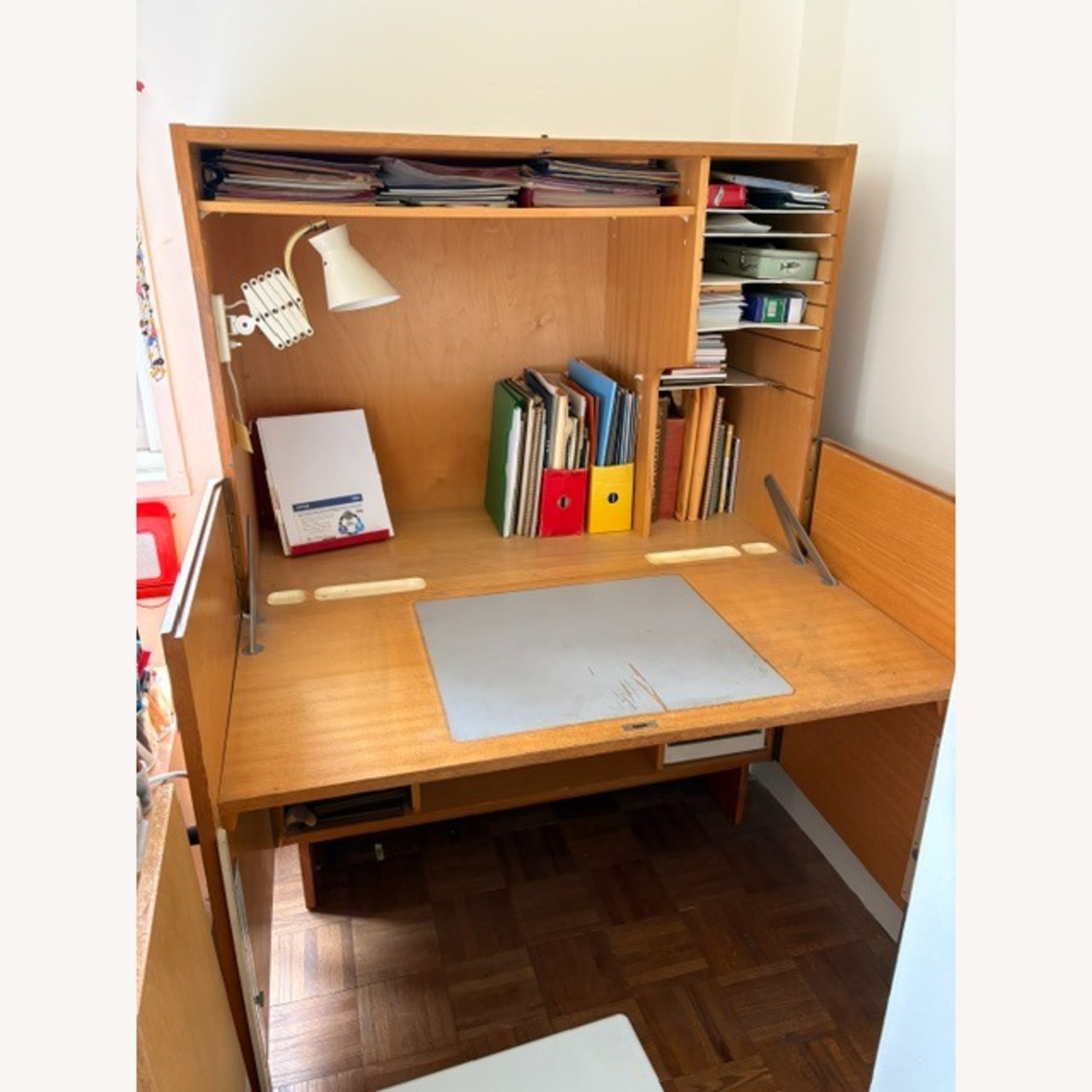 Mid Century German Thoylo Folding Desk - image-4
