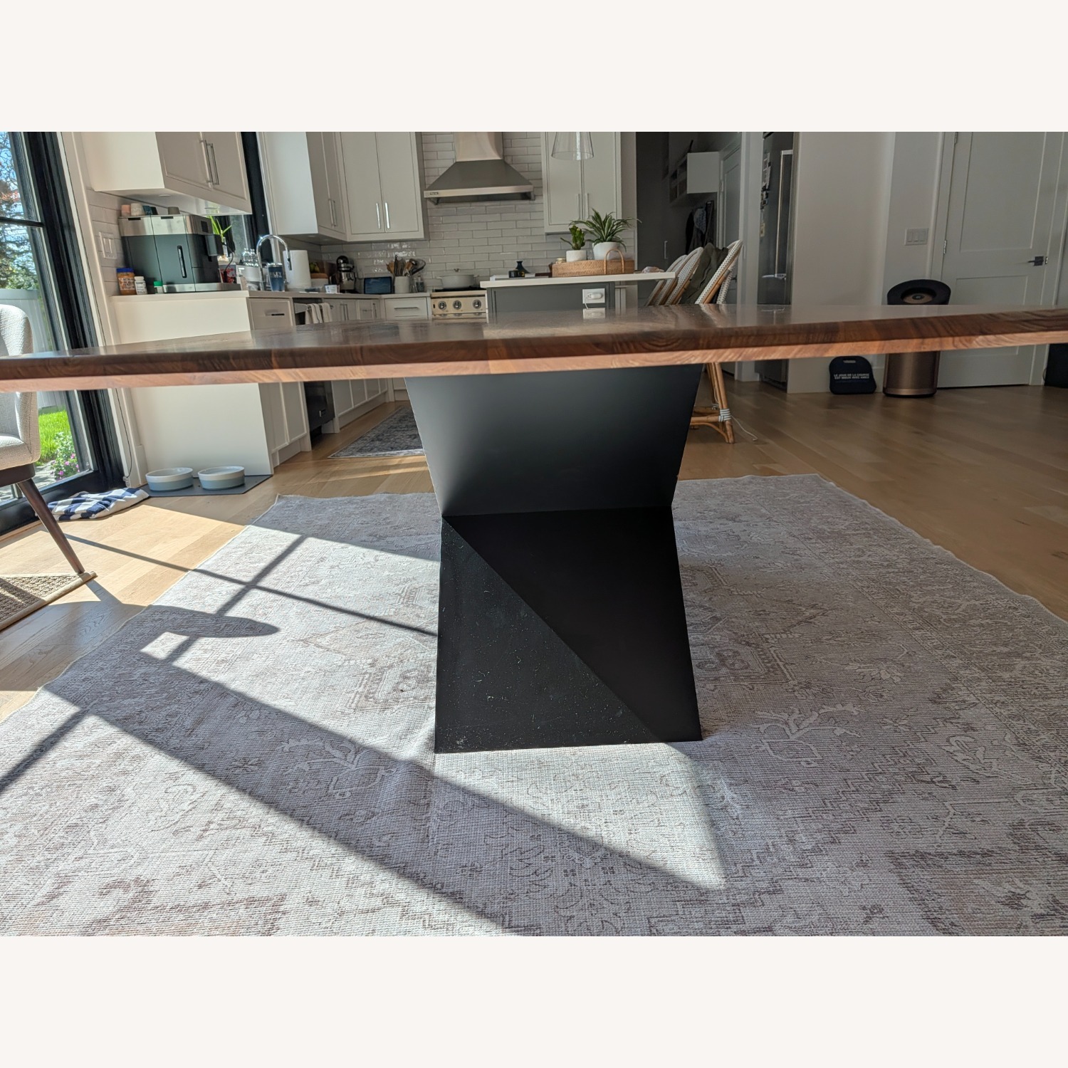Arhaus Walnut Wood Dining Table - image-4