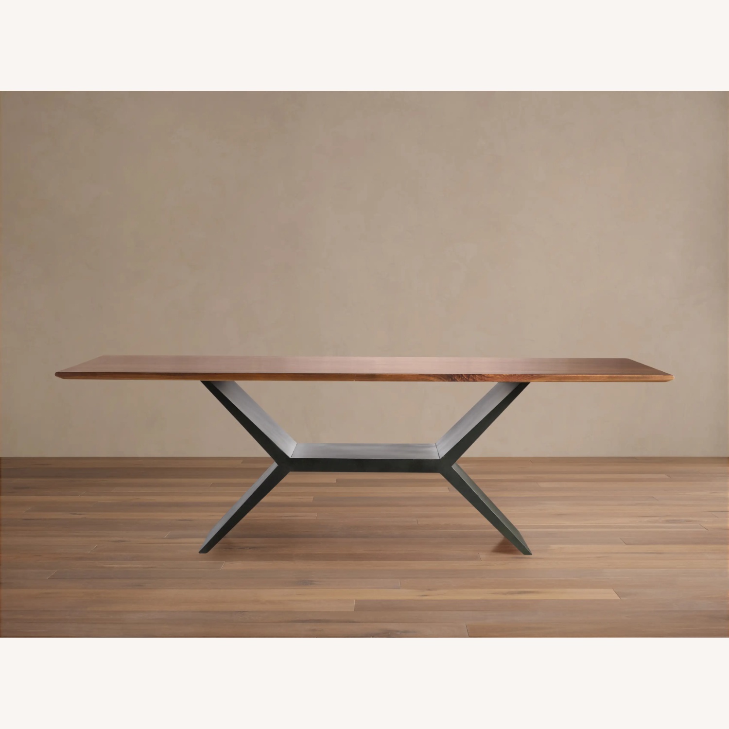 Arhaus Walnut Wood Dining Table - image-6