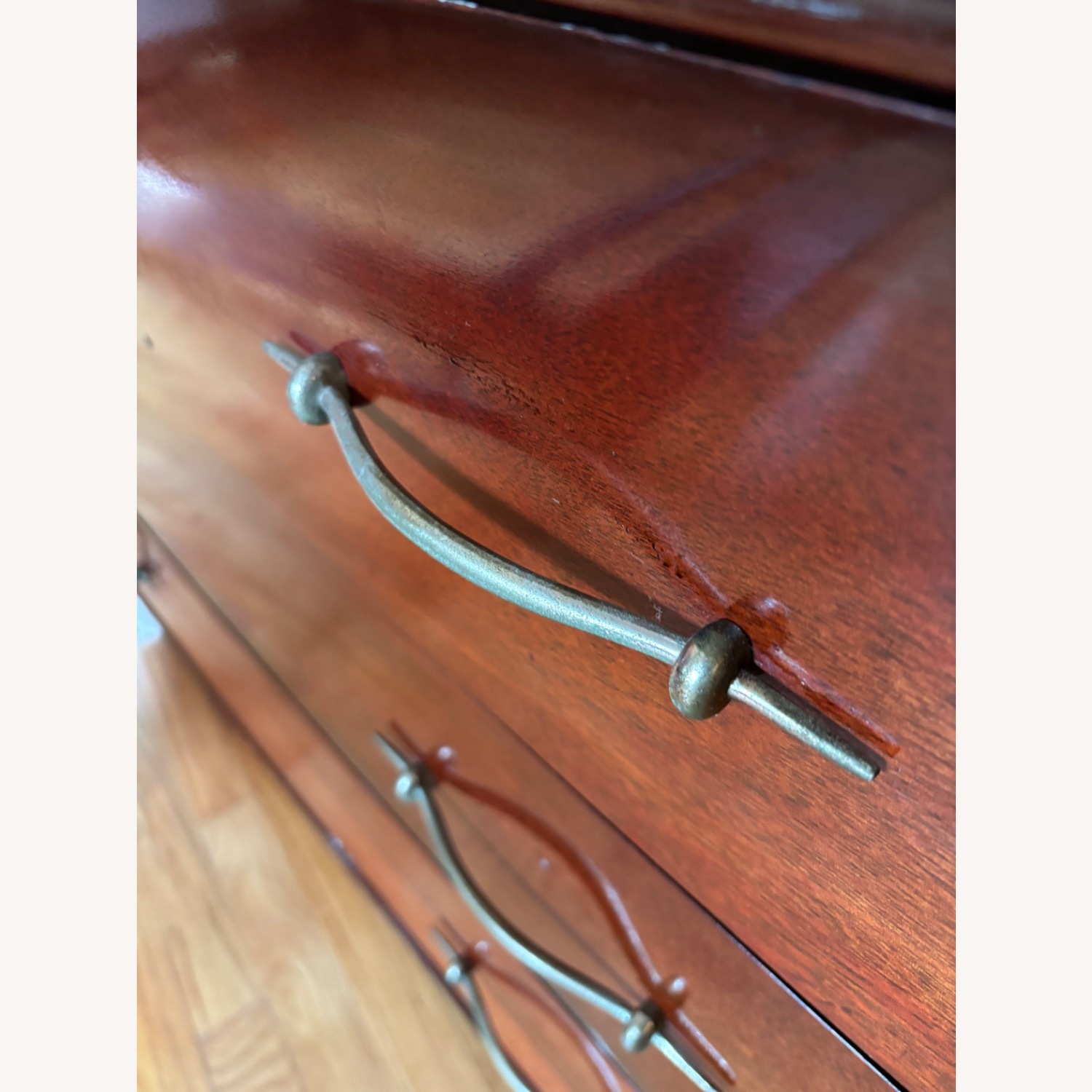 Dixie Furniture Company Mahogany Finish Dresser - image-11