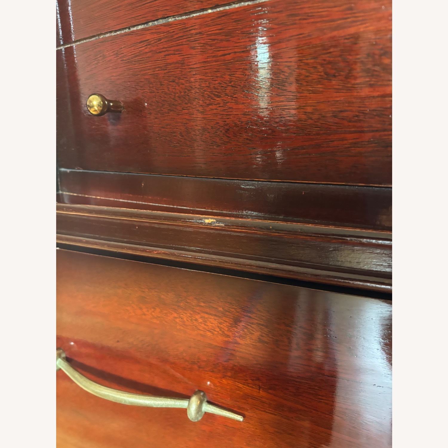 Dixie Furniture Company Mahogany Finish Dresser - image-3