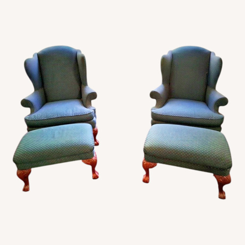 Used Green Fabric Armchair for sale on AptDeco