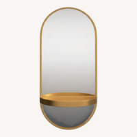 Amazon Set of 2 Decorative Mirrors and Shelf